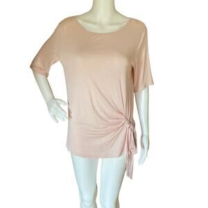 NEW Catherine Malandrino Stretch Side Tie Top Size M